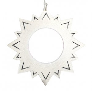 Ajándék hópehely keret