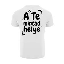 Fényképes Póló - Férfi S - Méret