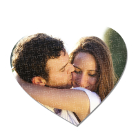 Fényképes szívalakú kirakó - A3