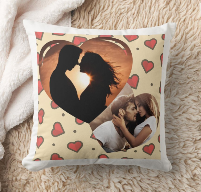 Egyedi fényképes párna - Valentin - V10