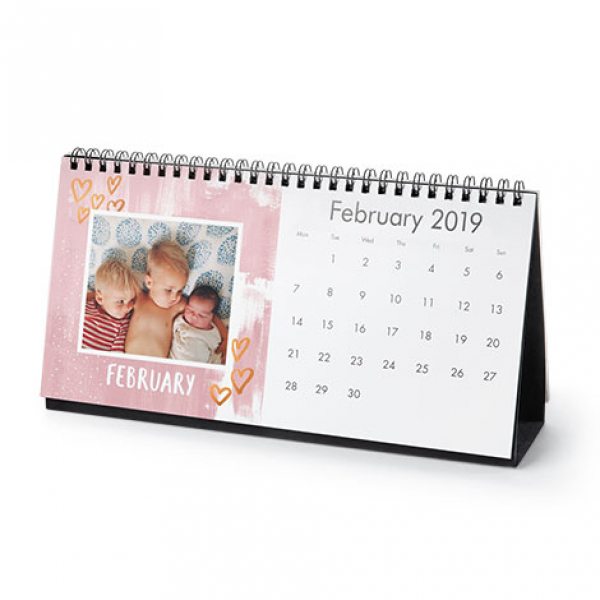 Asztali fényképes havi naptár (16x20)