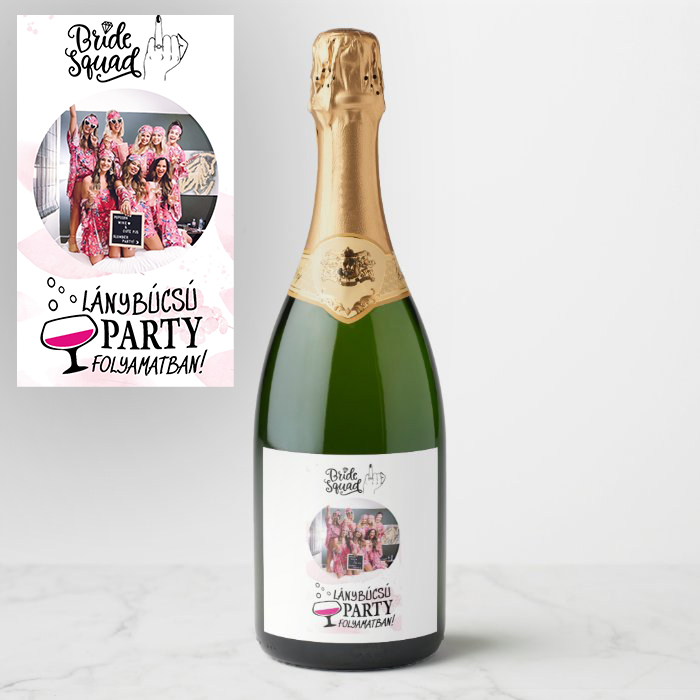 Borosüveg cimke - Lánybúcsú 01