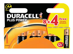 Duracell Plus Power 8+4 ceruza elem