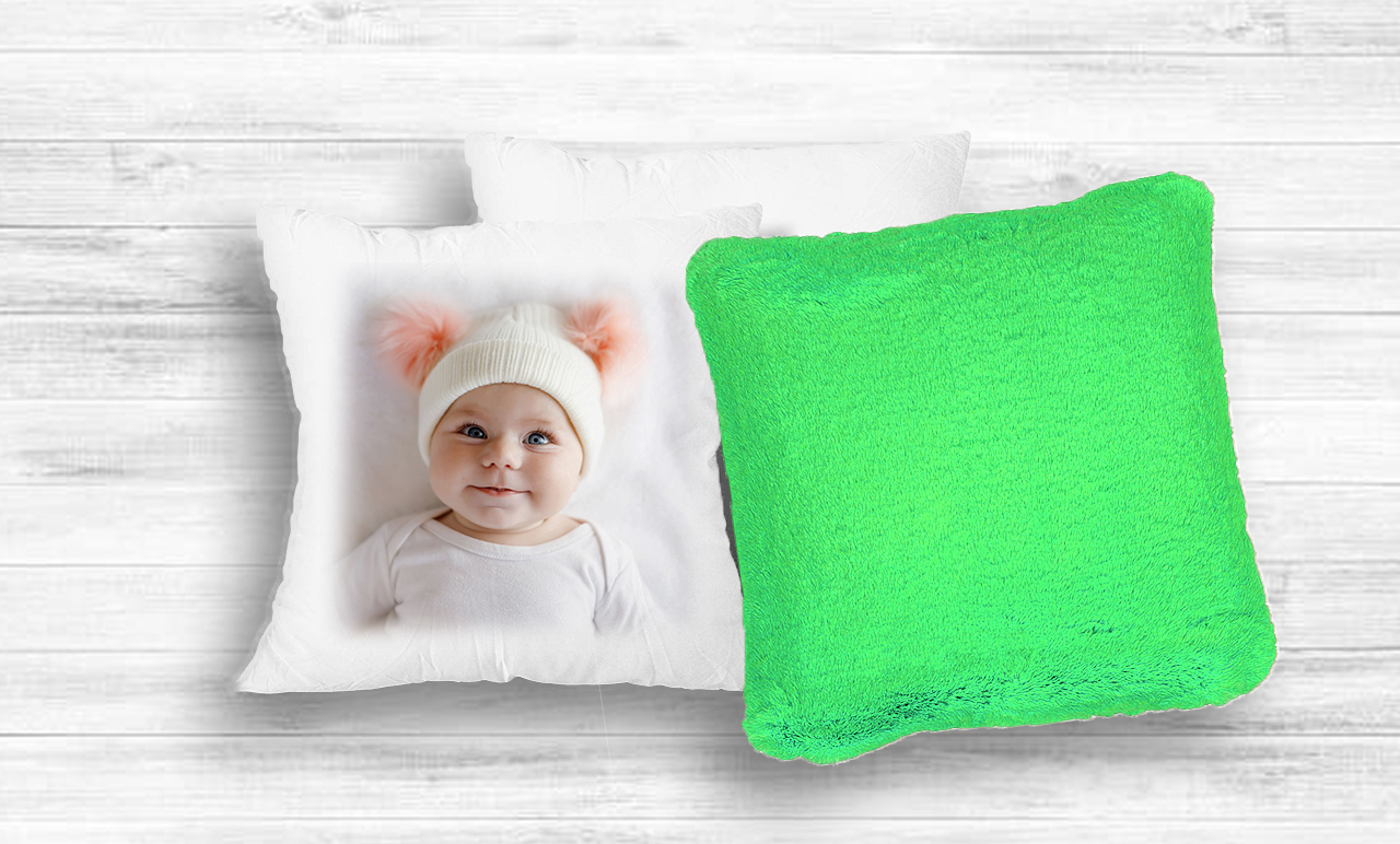 Fényképes Párna - 40x40 - Zöld