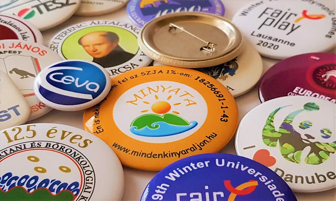 Fényképes kitűző 32mm