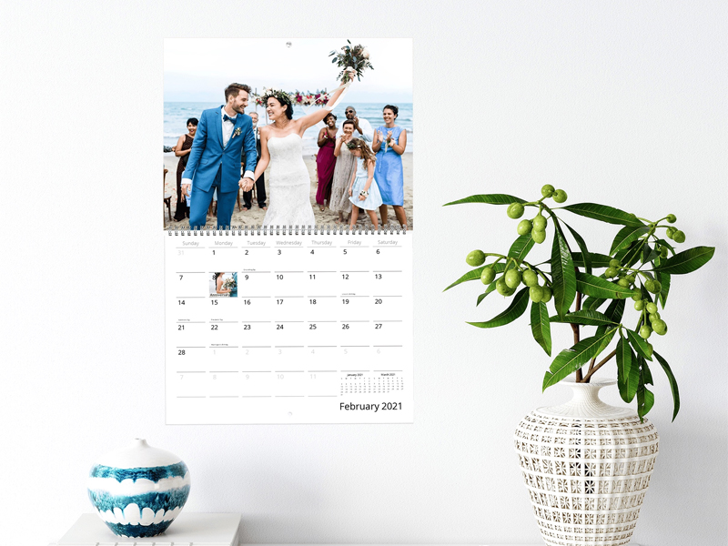 Fényképes naptár A4 méret 2026