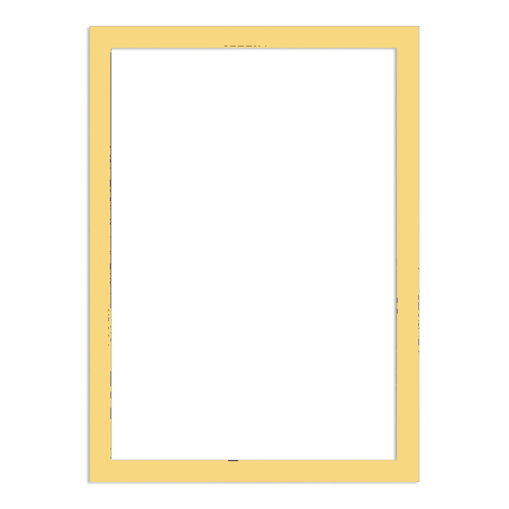 Fa képkeret arany üvegezett 30x40