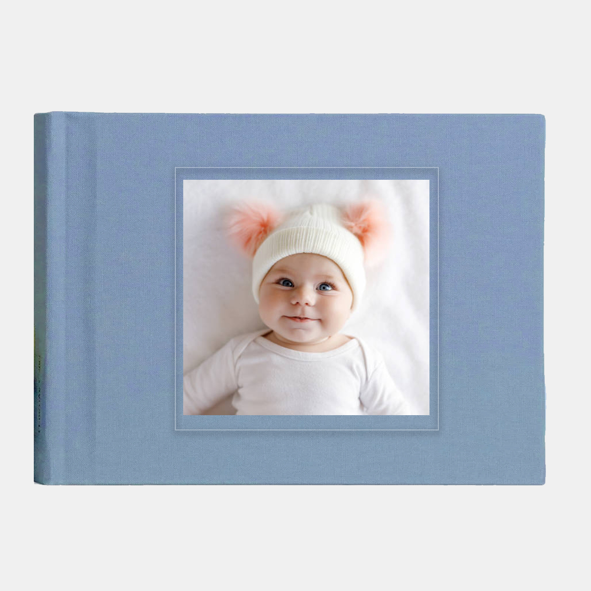 Fotókönyv 30x20cm - Kék szövet