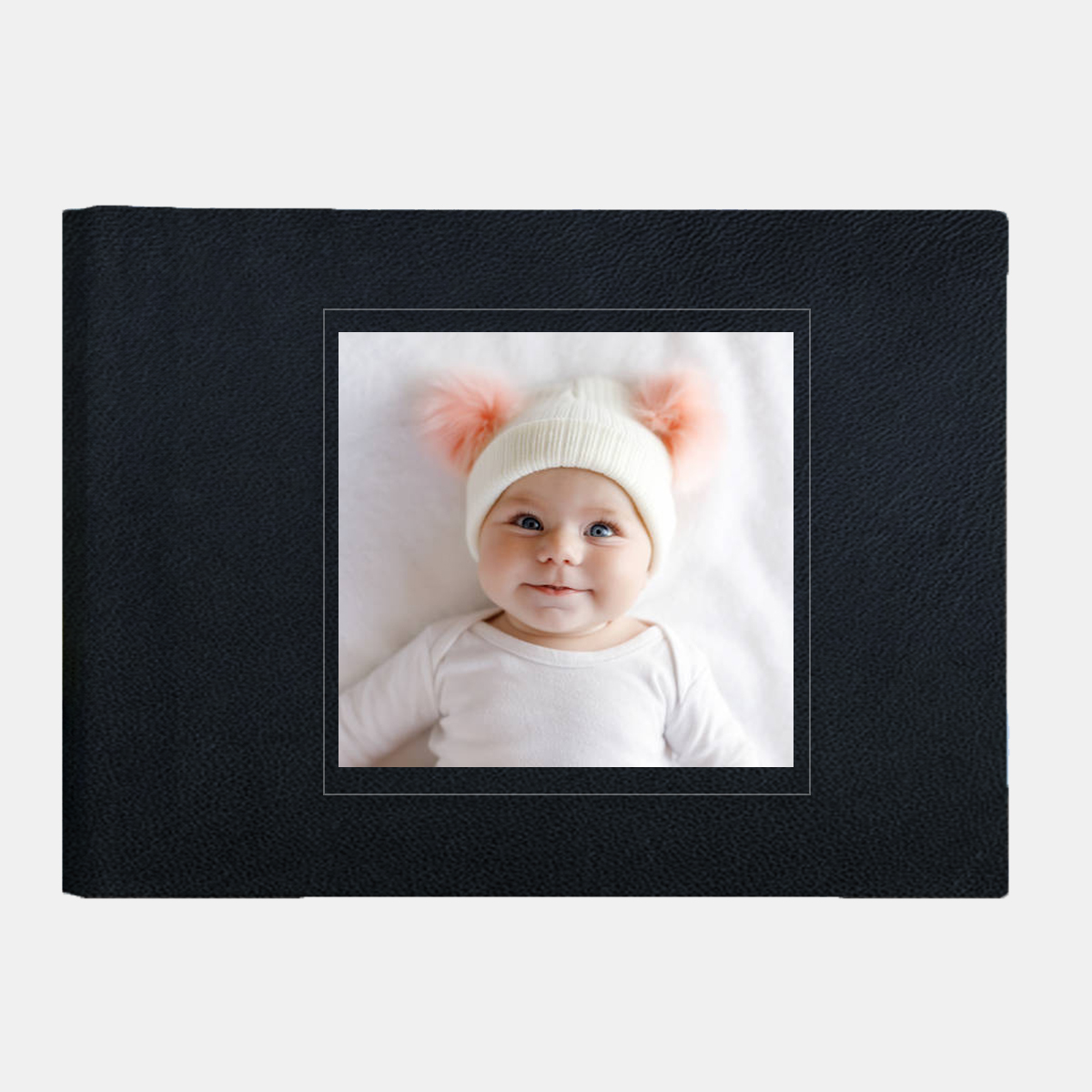 Fotókönyv 30x20cm - fekete szövet