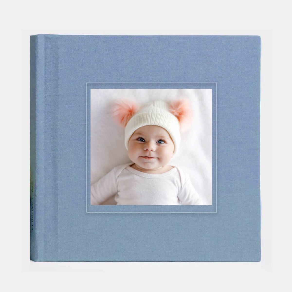 Fotókönyv 30x30cm - Kék szövet