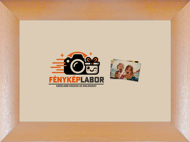 Képkeret 80x120 cm natúr