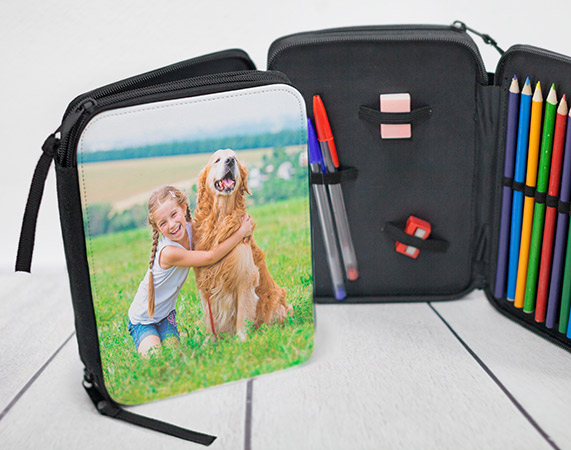 Egyedi fényképes tolltartó