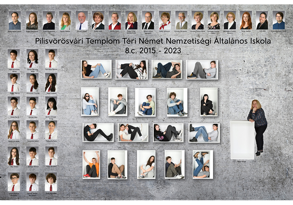 Iskolai tabló minta